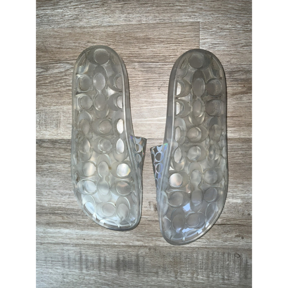 Coach Ugo Signature Rubber Slide Clear Size‎ 9 - Picture 5 of 7